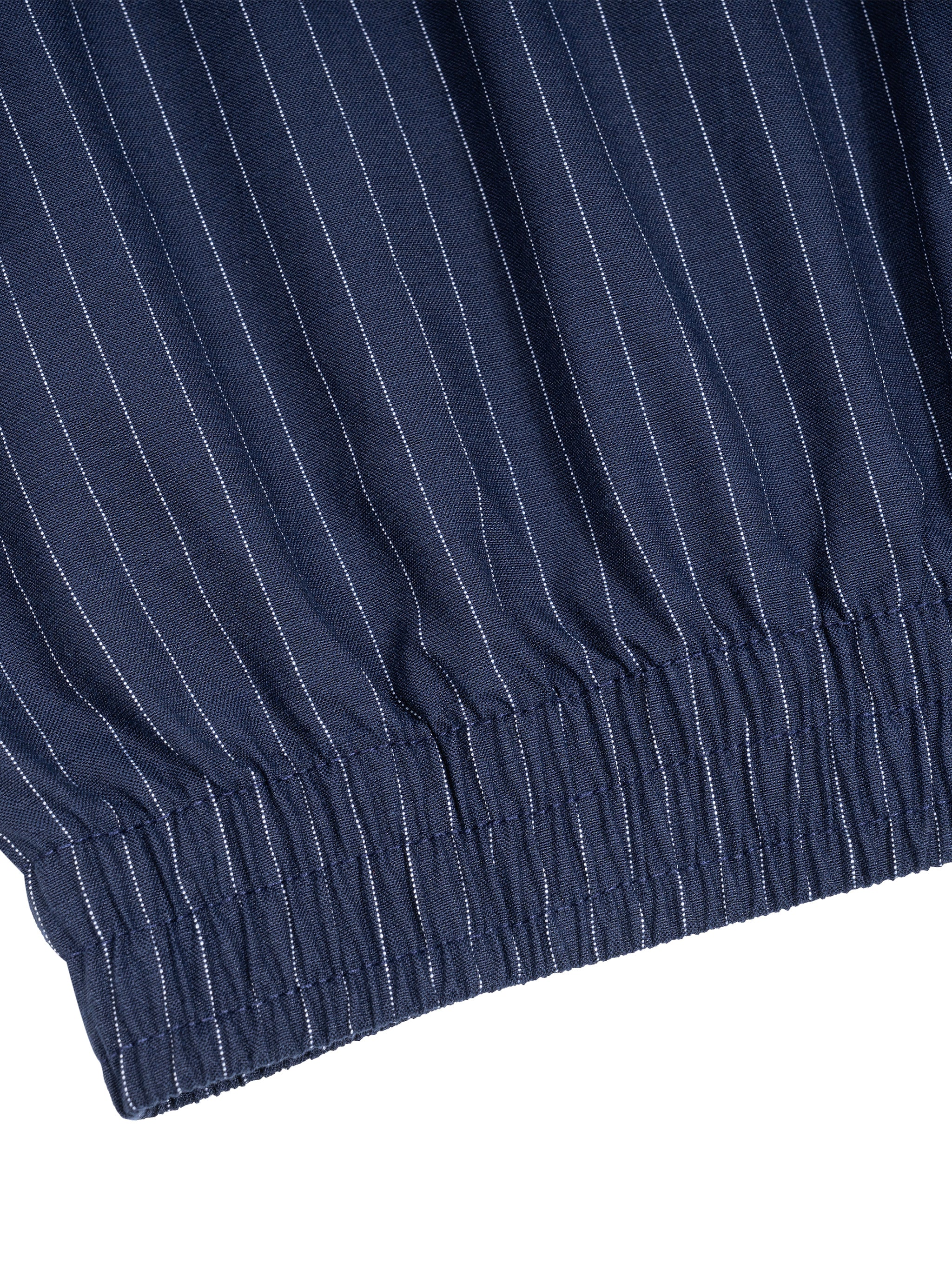 Unisex Striped Full-Zip Track Jacket
