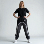 Sun Fade Contrast Tape Fleece Jogged Sweatpants