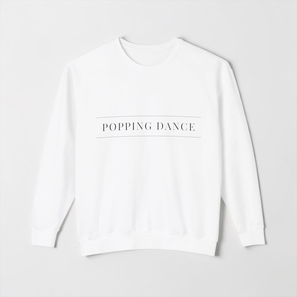 Popping Dance Lightweight Crewneck Sweatshirt — Dance Crewneck