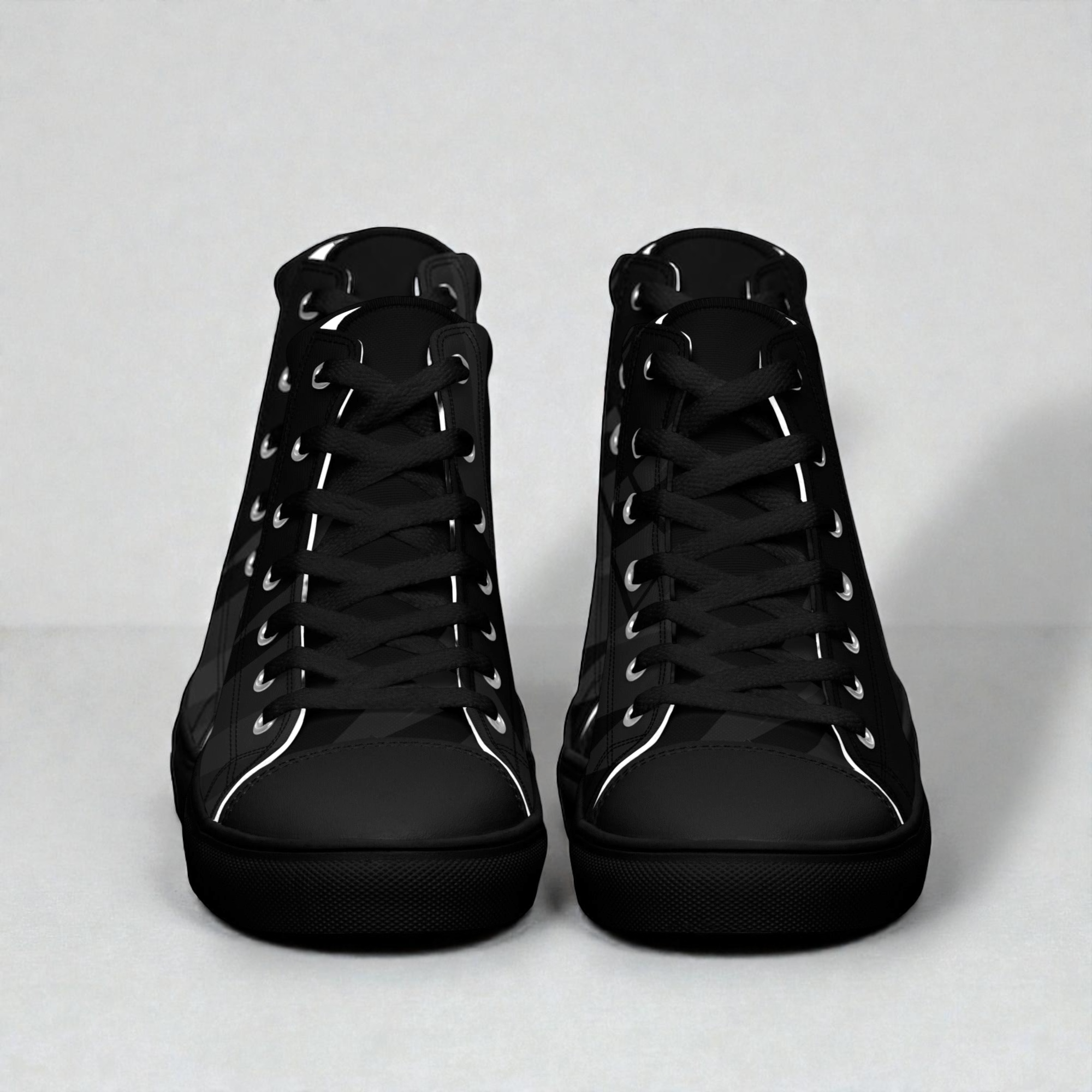 Men’s high top canvas shoes