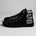 Men’s high top canvas shoes