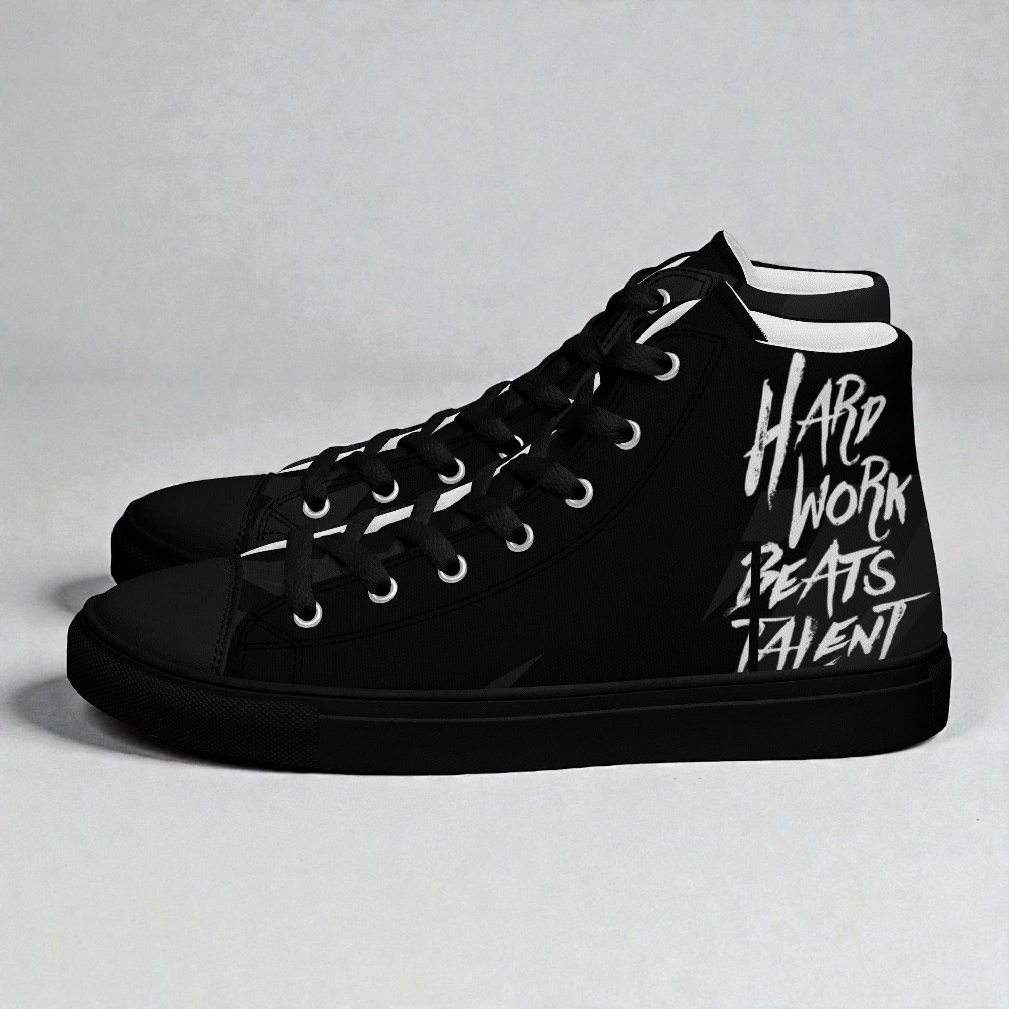 Men’s high top canvas shoes