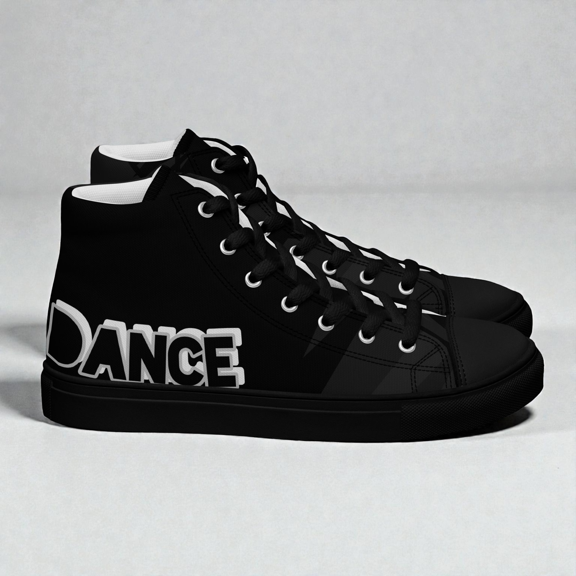 Men’s high top canvas shoes