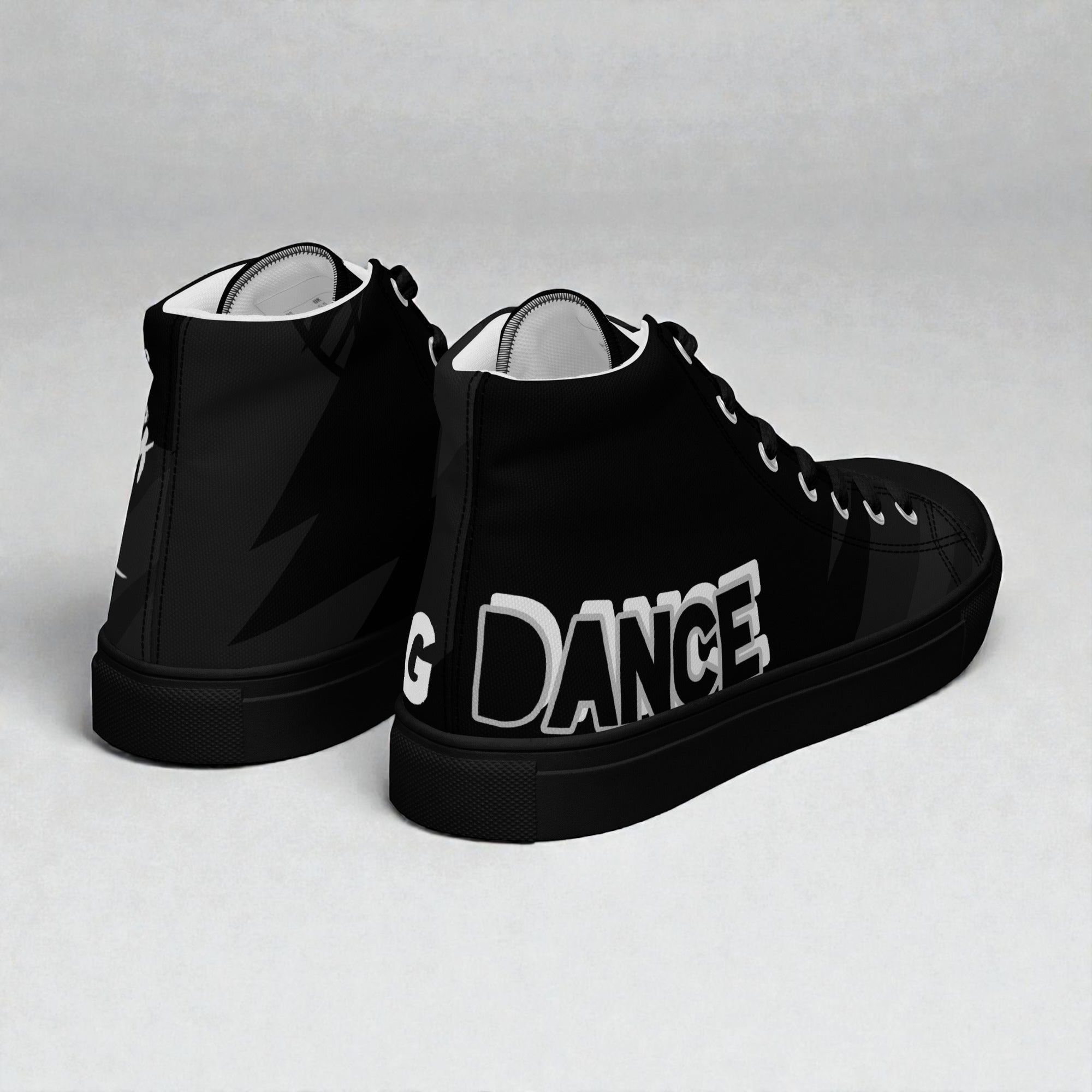 Men’s high top canvas shoes