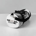 MONROE STORE bolsa de gimnasio negra y blanca con estampado "REHEARSAL MODE ON" y "DANCE", de poliéster.