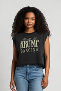 MONROE STORE camiseta sin mangas negra de algodón con cuello redondo y estampado "The Art of Krump Dancing".