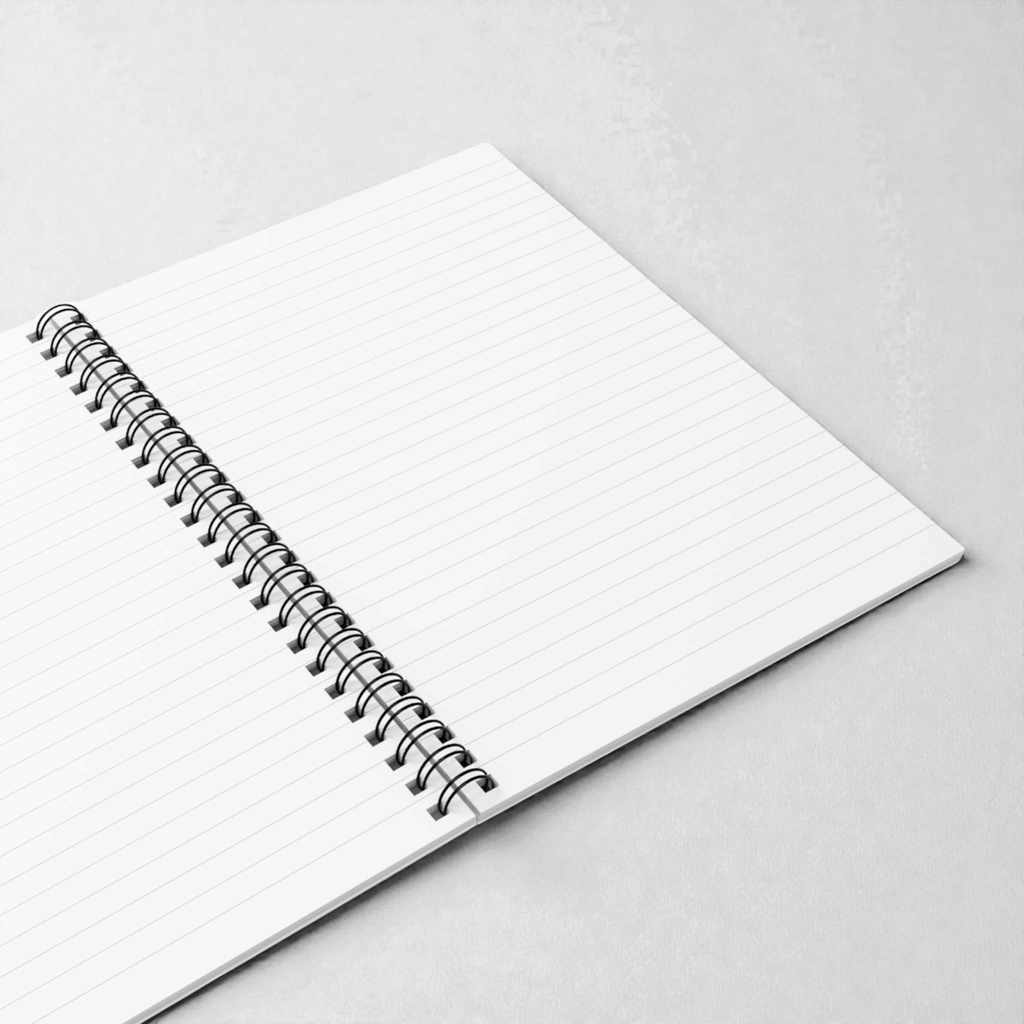 MONROE STORE cuaderno espiral de 6x8 pulgadas con 118 páginas rayadas y encuadernación de espiral metálica.