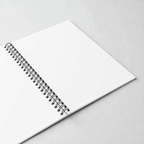 MONROE STORE cuaderno espiral de 6x8 pulgadas con 118 páginas rayadas y encuadernación de espiral metálica.