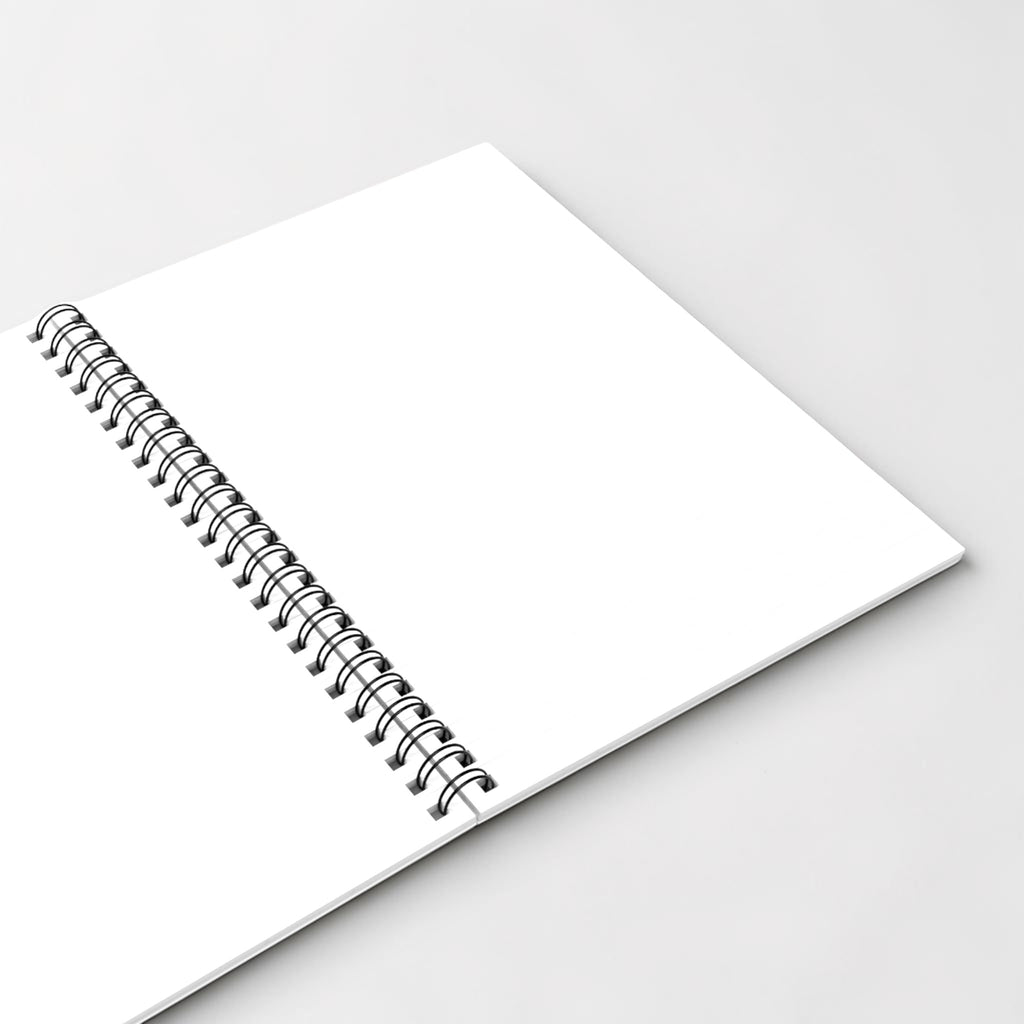 Cuaderno de espiral MONROE STORE con páginas rayadas, ideal para notas de baile y música en formato compacto.