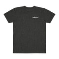 MONROE STORE men's dark grey graphic tee with an all-over animal print pattern and a small white logo on the chest. Made from a cotton-polyester blend.