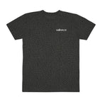 MONROE STORE men's dark grey graphic tee with an all-over animal print pattern and a small white logo on the chest. Made from a cotton-polyester blend.