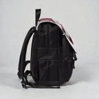 MONROE STORE mochila negra unisex de lona con diseño divertido 'Dance Mode On' y múltiples compartimentos.