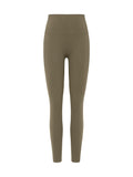 MONROE STORE olive green high-waisted skinny yoga leggings for women, ideal for gym or home wear.