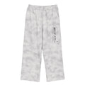 Pantalones deportivos MONROE STORE de corte holgado en gris con efecto lavado y estampado gráfico frontal