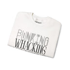 MONROE STORE sudadera blanca de algodón y poliéster con estampado "BUNKING WHACKING" para bailarines.