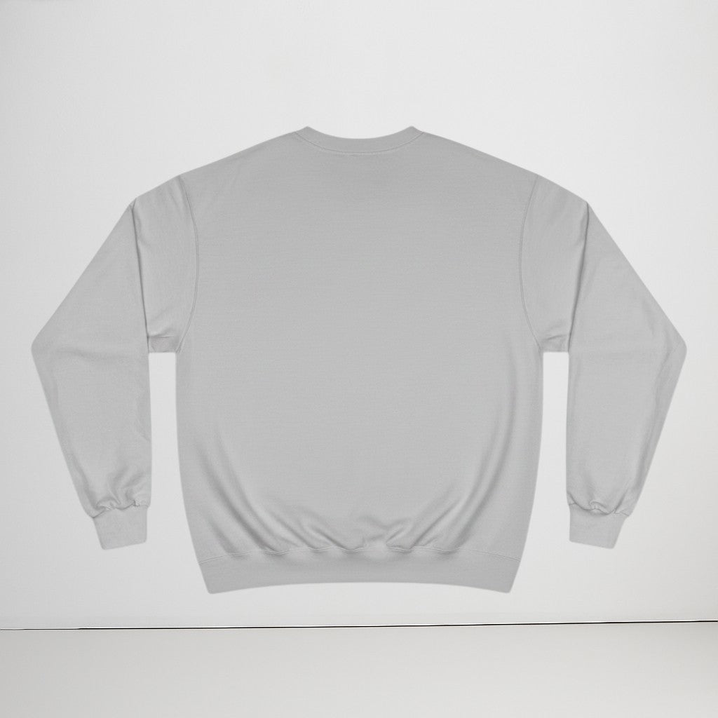 MONROE STORE sudadera gris de algodón y poliéster con cuello redondo y manga larga.