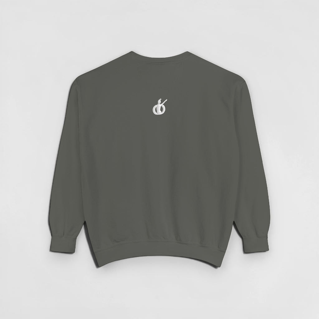 Sudadera unisex gris MONROE STORE con diseño minimalista, estilo casual y cómodo para entrenamiento o uso diario.