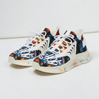MONROE STORE zapatillas deportivas de malla para hombre con diseño inspirado en el hip hop y suela translúcida.