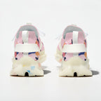 Zapatillas de malla MONROE STORE con estampado colorido, suela EVA flexible y diseño artístico para mujer.
