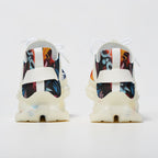 MONROE STORE zapatillas deportivas de malla para hombre con diseño abstracto multicolor y suela gruesa